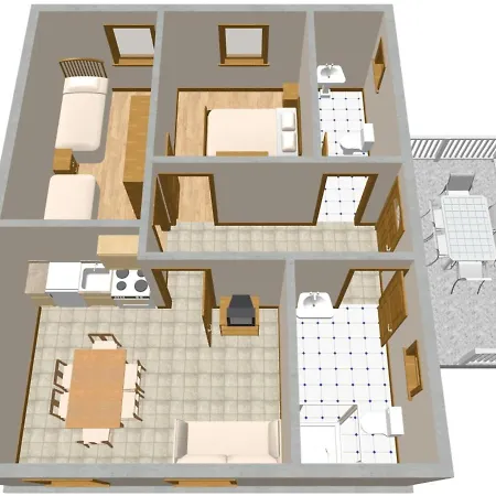 Apartment With Parking Space Vantacici, Krk - 427 Malinska